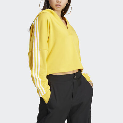 

Короткая женская худи с v-образным вырезом adidas Originals