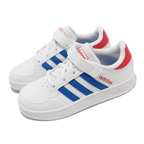 

Adidas Breaknet EL C Белый Синий Красный Ремешок Дети Дошкольная Повседневная Обувь GW2899, Breaknet El C Hk