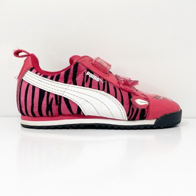 

Puma Girls Roma SL Zebra V 359354 02 Розовая повседневная обувь Кроссовки Размер 9.5, Розовый, Roma SL Zebra V