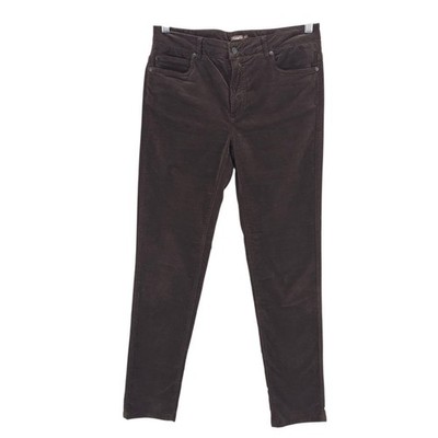 J. MCLAUGHLIN Watson Velveteen Pant Brown Cotton Blend Stretch Size 4