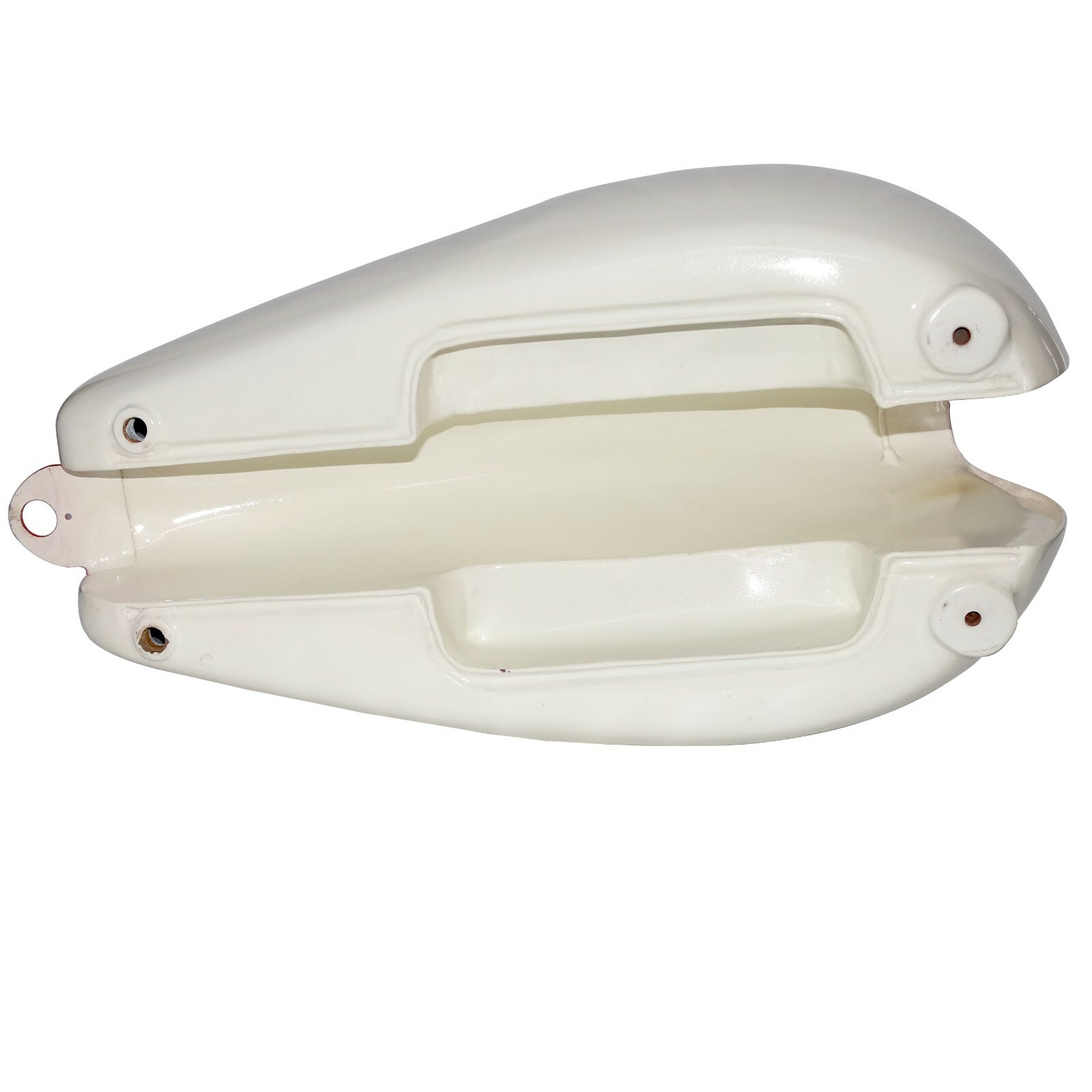 Fits Triumph T120R TR6 650cc White Red Stripe Petrol Gas Fuel Tank  