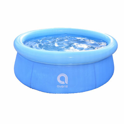 JLeisure 5.5' x 20'' Prompt Set Inflatable Outdoor Above Ground Kid Swimming Pool