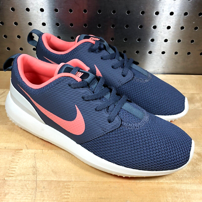 New Nike Roshe G Golf Shoes Navy Carcoal Pink AA1851 003 WOMENS SZ 7