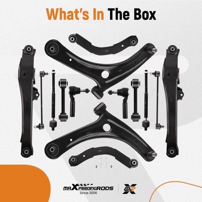 Front & Rear Control Arms Sway Bars For Dodge Caliber Jeep Compass Patriot 2007