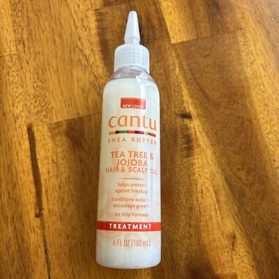 Cantu Shea Butter Tea Tree & Jojoba Hair & Scalp Oil 6fl oz NEW