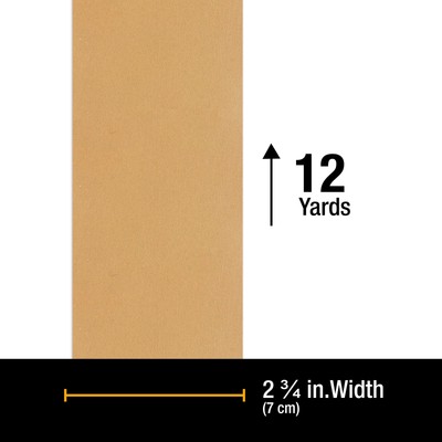 Dura-Gold 800 Grit Gold Longboard Sandpaper Roll 2-3/4" Wide, 12yds, Hook & Loop