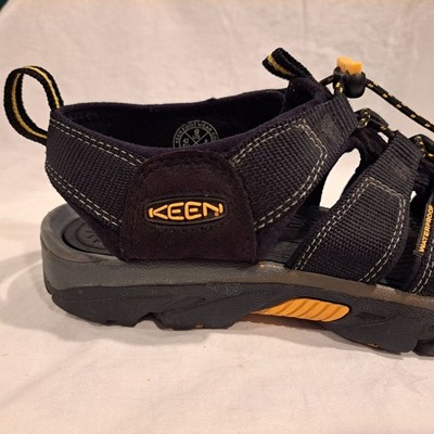 Keen Commuter Cycling biking sandals shoes black yellow mens size 9