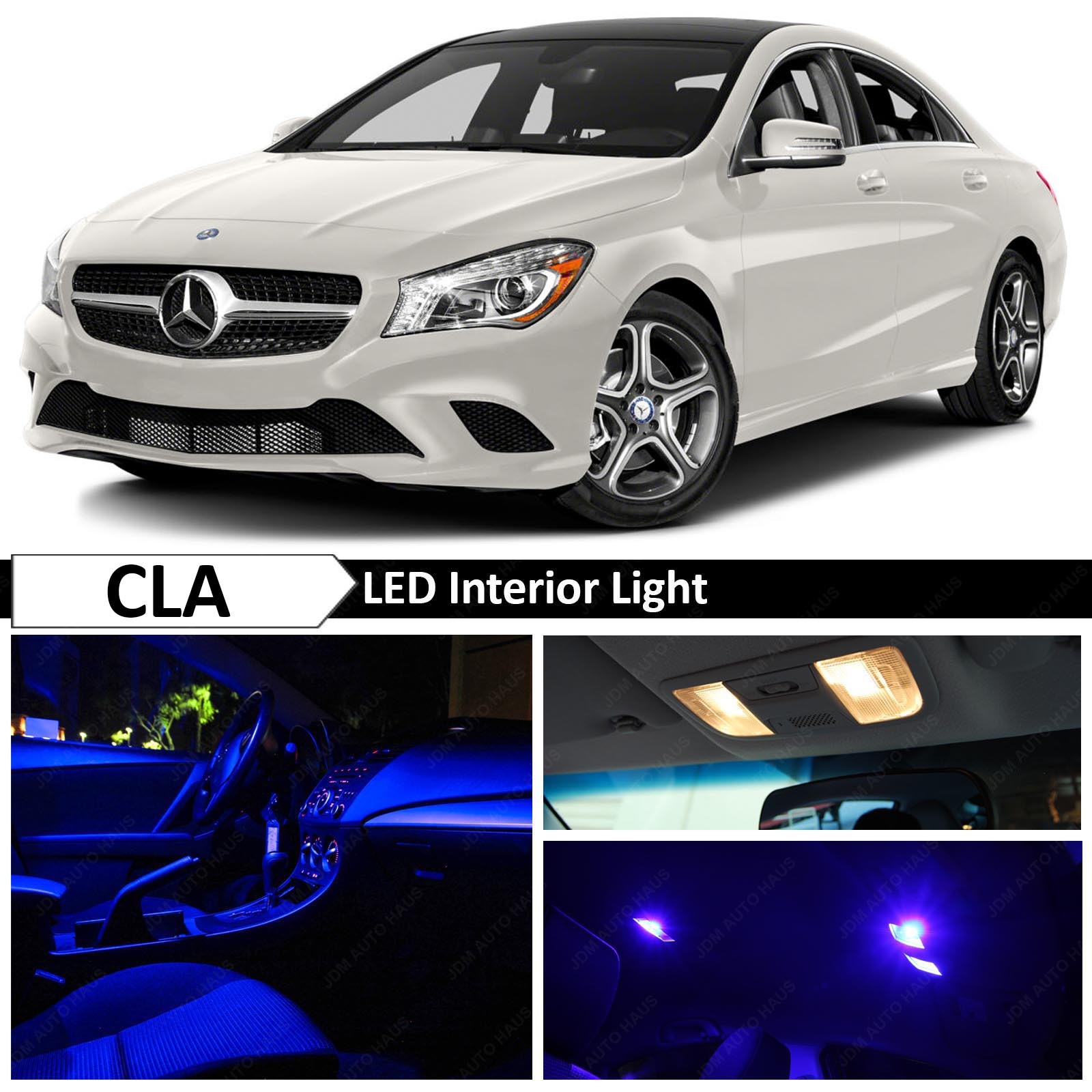 Details About Blue Led Lights Interior Package Kit Mercedes Benz Cla250 Cla Cla45 Amg 2013 Up