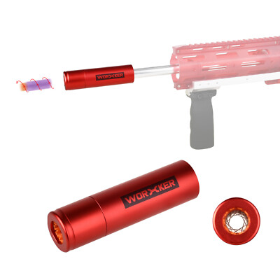 Worker MOD Metal Shell Adjustable Scar Muzzle Short Dart Foam Blaster Modify Toy