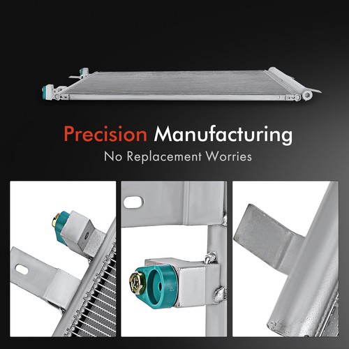 A/C Condenser w/ Receiver Drier & Bracket for Ford F250 350 F450 F550 Super Duty