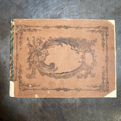 Antique Sketchbook Of Buildings By Priscilla Walton