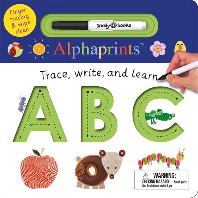 Alphaprints: Trace, Write, and Learn ABC: Finger tracing & wipe clean - Prid...