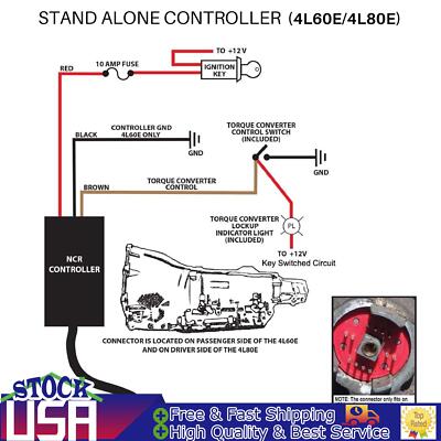 4L60E Stand Alone Controller Full Manual Shift Automatic Manual Lock Up NCR60E