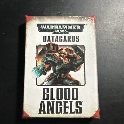 GAMES WORKSHOP WARHAMMER 40K 40000 BLOOD ANGELS DATACARDS SEALED PACK 1351