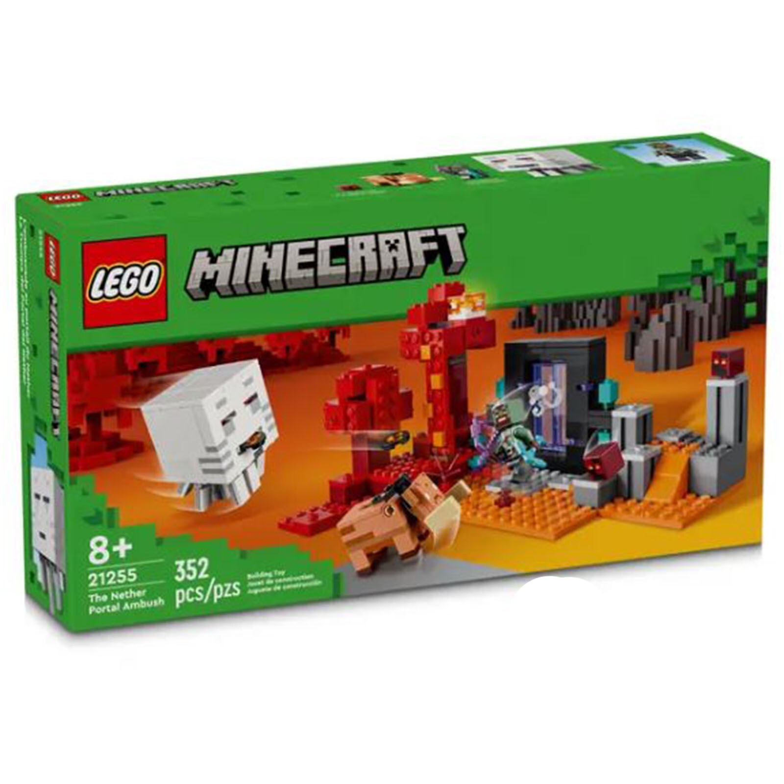 Конструктор LEGO Minecraft The Nether Portal Ambush 21255 НОВЫЙ В НАЛИЧИИ