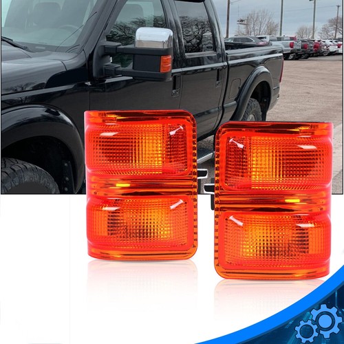 Боковые зеркальные указатели поворота с янтарной линзой для 08-16 Ford F-250 F-350 09 10 11 12