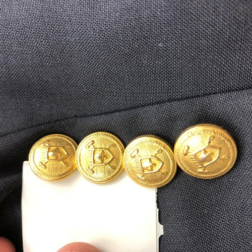 Ralph Lauren Gold Button Set of 10 From Mens Blazer A25-08