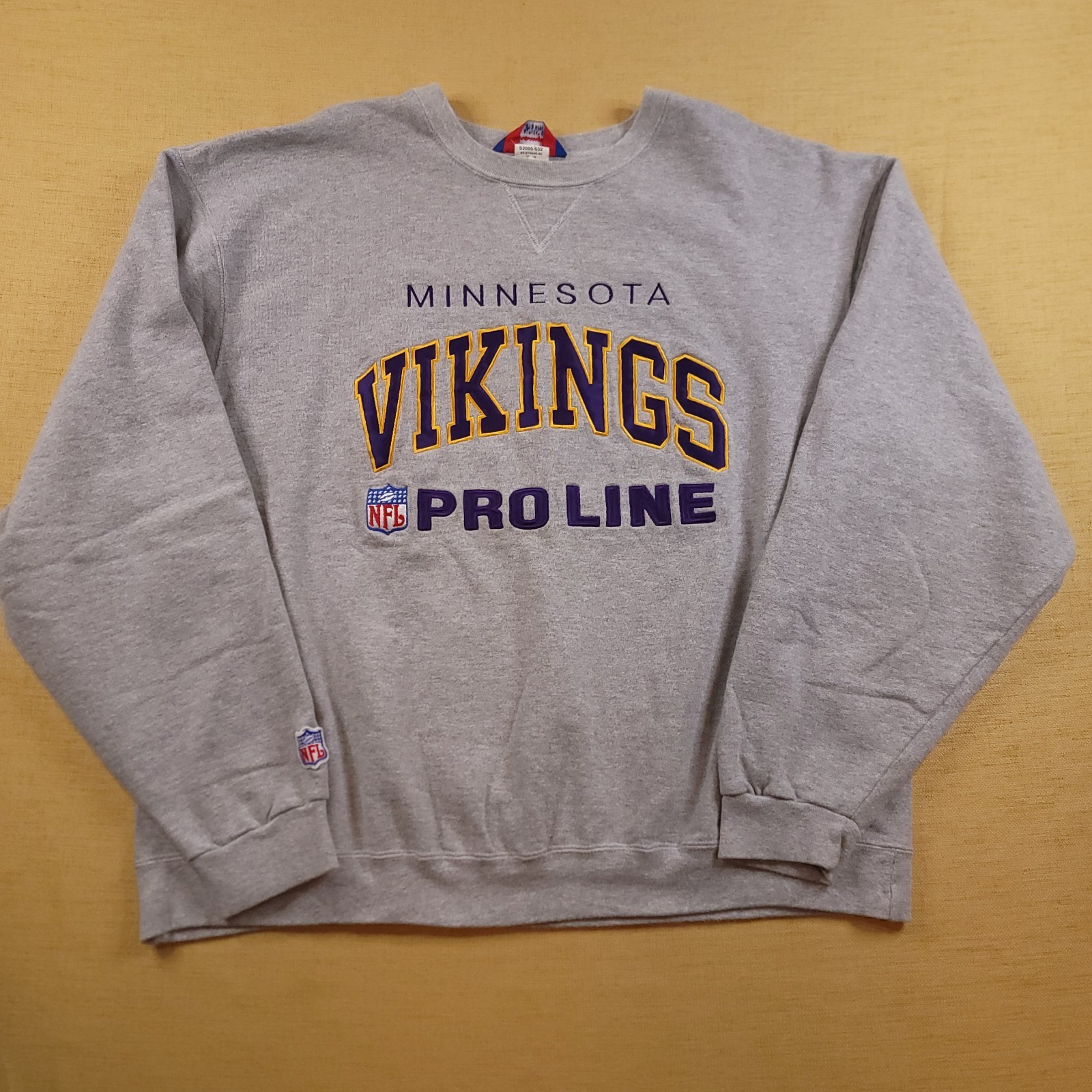 champion × Minnesota Vikings アウター Vintage 90s NFL Minnesota Vikings Logo Athletic Sharktooth