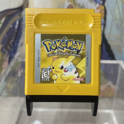 Pokemon Yellow Version - Nintendo GameBoy - Authentic, Working, New Battery  