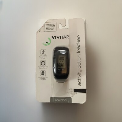 Brand New Vivitar Activity Action Tracker Calories,steps,distance and more black