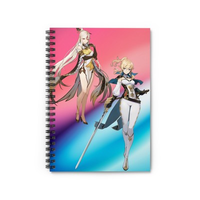 Spiral Notebook - Ruled Line - Genshin 3