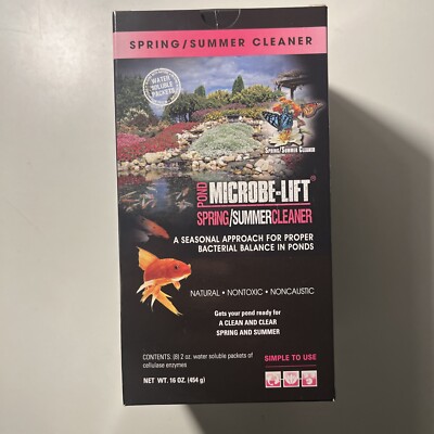 Ecological Laboratories Spring & S Microbe Lift Spring & Summer Pond Cleaner