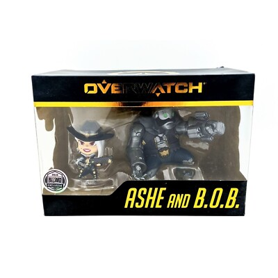 Cute But Deadly OVERWATCH ASHE & B.O.B. 2019 Blizzcon Gaming Vinyl Figures