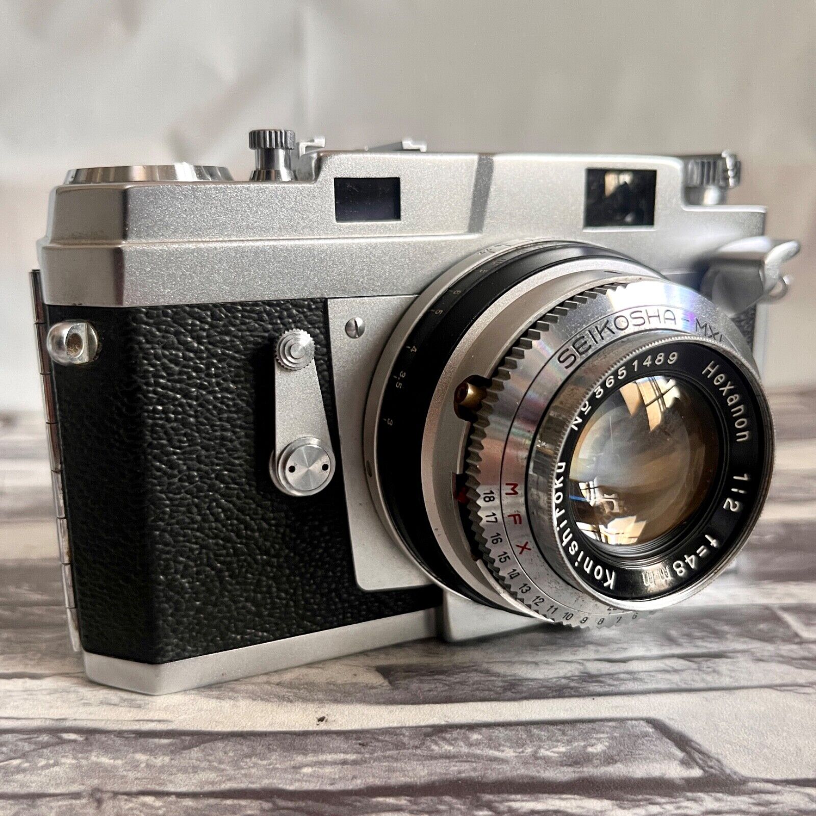 Konica III Rangefinder 35mm Film Camera w/ Hexanon 48mm F2 Konica III Rangefinder 35mm Film Camera w/ Hexanon 48mm F2