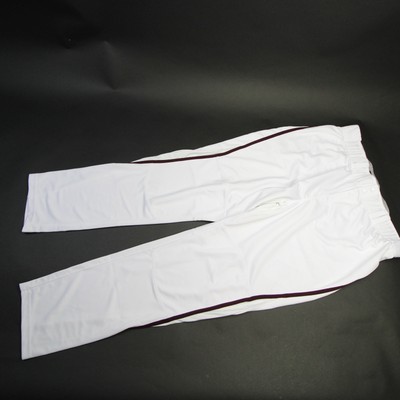 adidas Baseball Pants Men's White/Maroon New without Tags