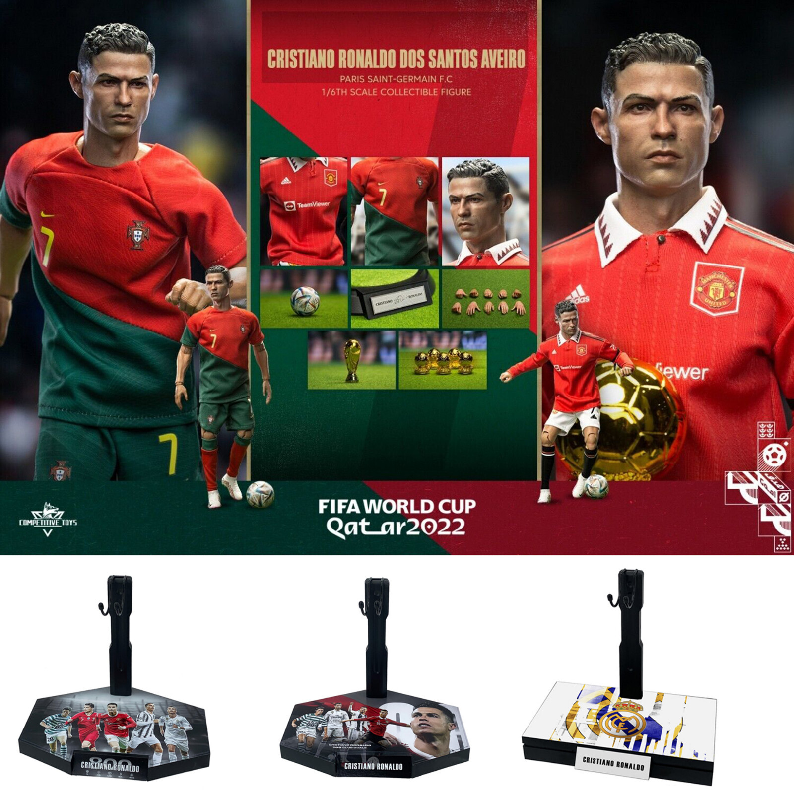 ロナウド　CR7 グッズセット Luoshuui Cristiano Ronaldo Kids Zip-Up Set: Stylish Gear for