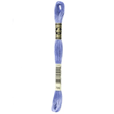 DMC 6-Strand Embroidery Cotton 8.7yd-Medium Delft Blue - 12 Pack