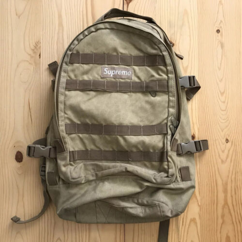 VINTAGE 2004 SUPREME 16th BACKPACK LEOPARD PRINT BAG BOX VINTAGE 2004 SUPREME 16th BACKPACK LEOPARD PRINT BAG BOX