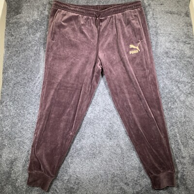 Puma Track Pants Men s 3XL Iconic T7 Velour 532219 21 NEW