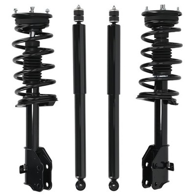 4pcs Front + Rear Struts w/Coil Spring for Ford Edge 2007-2010 3.5L FWD