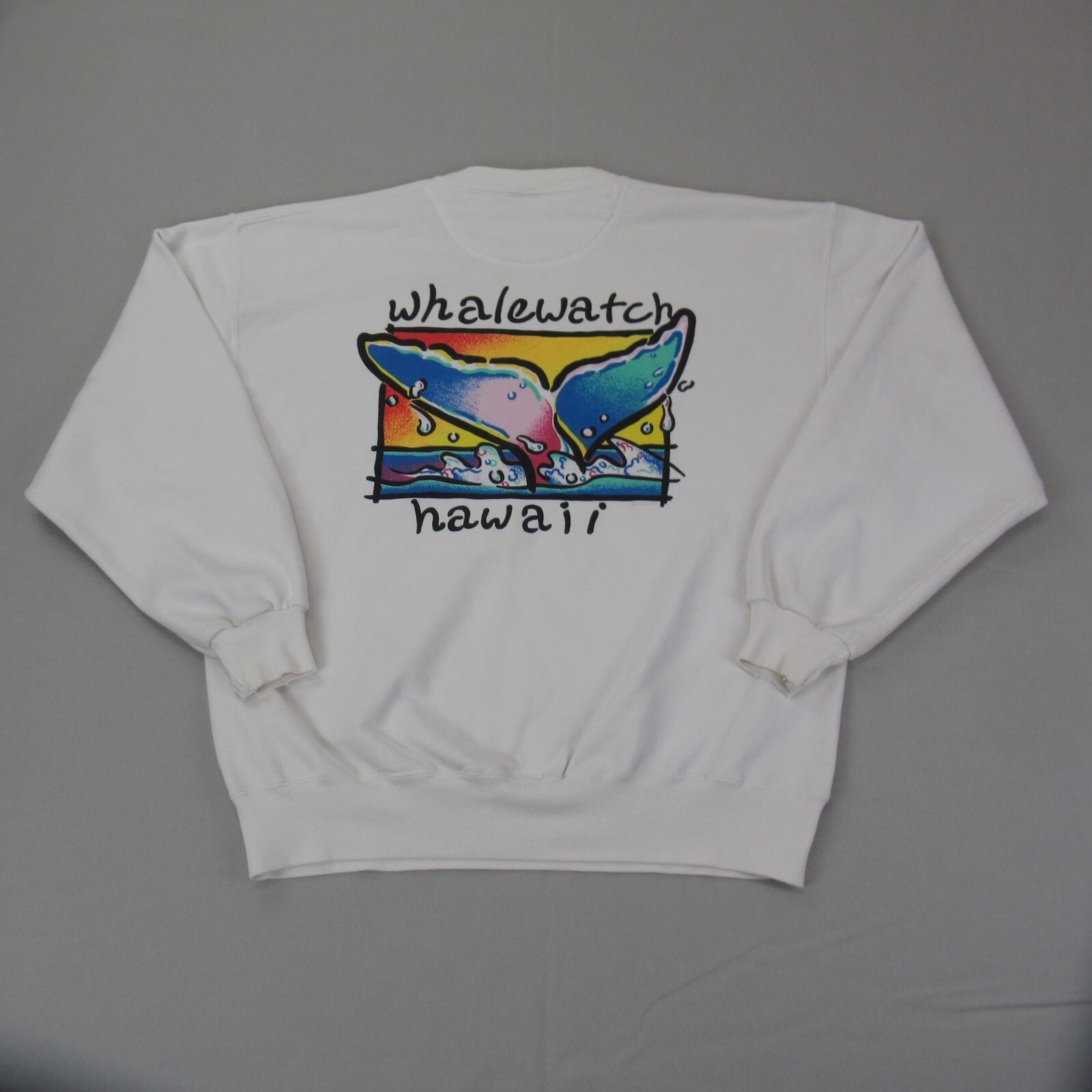 【Crazy Car Wash Crew】22SS★ CAR WASH CREW SWEATSHIRTS Vtg 80s Crazy Shirts Hawaii Sweatshirt Mens M Graphic Crew