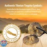 Mudra Crafts Tibetan Tingsha Bells - Yoga Chimes with Tingsha Cymbals for Meditation