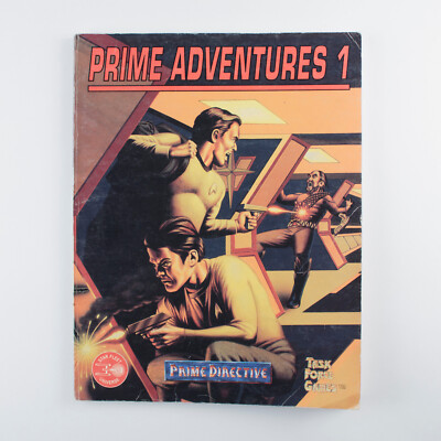 Prime Adventures 1 - Prime Directive - Task Force Games - TFG 5803 - With Plans