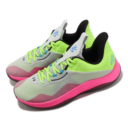 Under Armour Curry HOVR Splash 2 UA Серый Розовый Желтый Мужчины Баскетбол 3025636-102