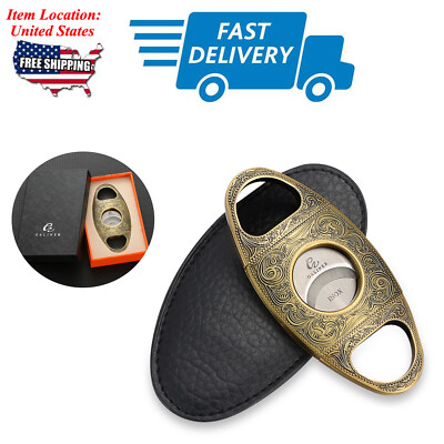Galiner Cigar Cutter Pocket Gadgets Knife Cigars Scissors Accessories Gift Box