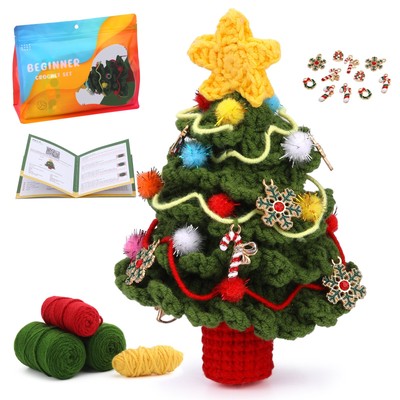 DIY Christmas gift Crochet Material for Christmas Tree with tutorial