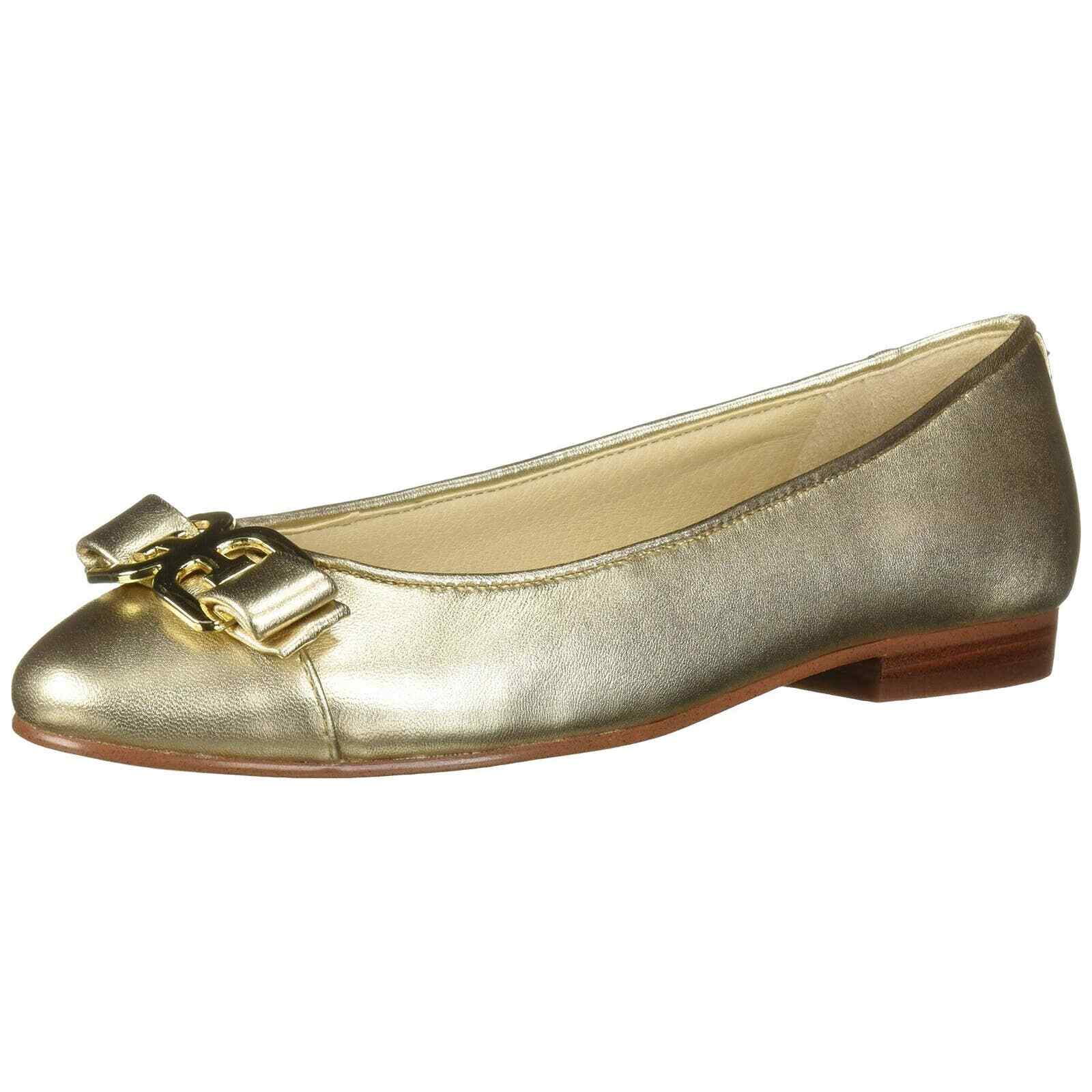 

Женские балетки Sam Edelman Mage из кожи металлик цвета расплавленного золота 40 евро, США 7, Золотой