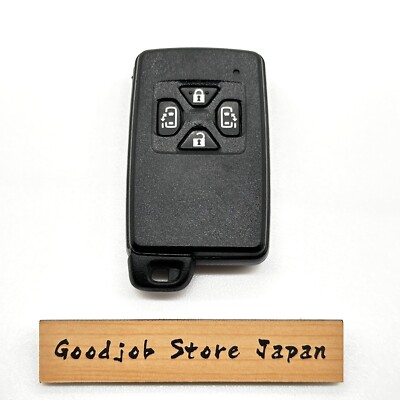 Toyota Alphard Vellfire Noah Voxy Estim  4 Button Genuine Smart Key  Used  F/S