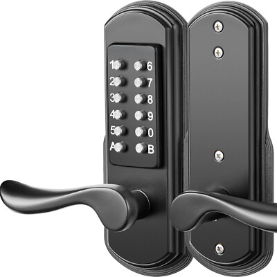 Mechanical Smart Door Lock Keyless Entry Door Security Privacy Code KeyPad USA
