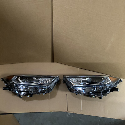 Front LED Projector Headlight Replacement For 2019 2023 Toyota RAV4 Hybrid Pair