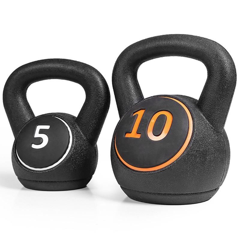 3pcs Kettlebell Set Kettlebells Weight Weights Sets Exercise Gym + Rack