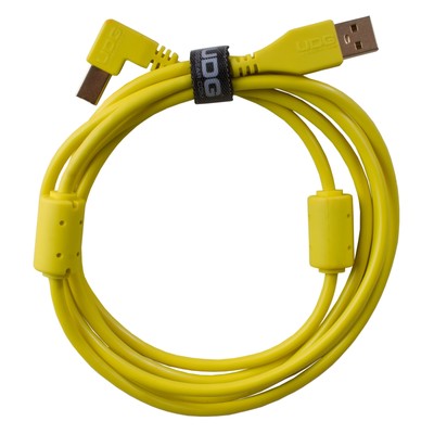 UDG Ultimate Audio Cable USB 2.0 A-B Yellow Angled 1m (U95004YL) - Kabel für DJs