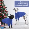 Queenmore Small Dog Sweater,Warm Pullover Dog Sweaters for Small Dogs Boys Girls,Soft Winter DogSweaters,Thick Warm Dogs Clothes for Chihuahua, Bulldog, Dachshund, Pug, Yorkie(Royal Blue,S)