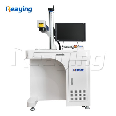 50W Fiber Laser Marking Machine Laser Engraver 300*300mm and rotary axis 