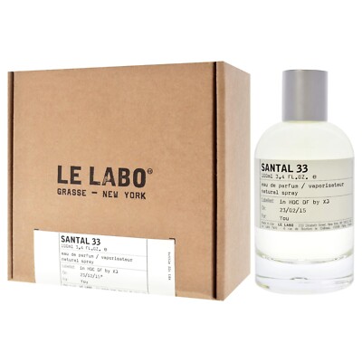 Santal 33 3.4oz 100ml Eau de Parfum free shiping