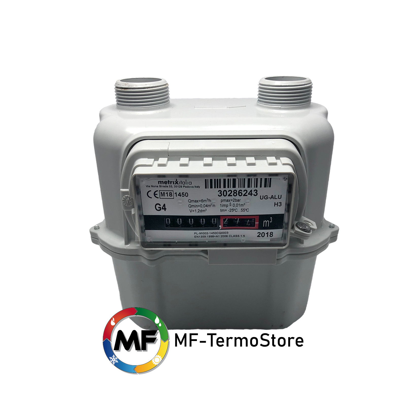 CONTATORE MISURATORE VOLUMETRICO PER GAS GPL /METANO G4